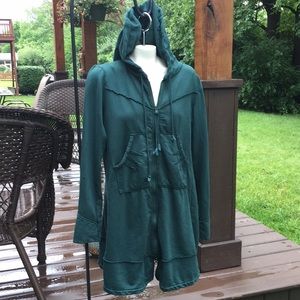 Prairie Underground zip up clock hoodie